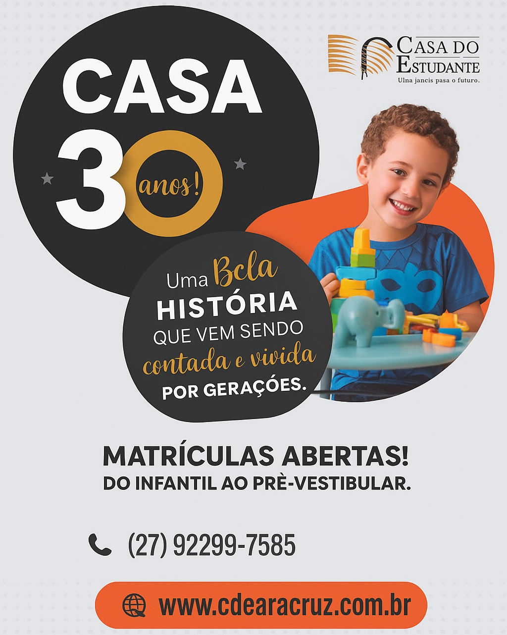 Matrículas 2026 - Casa do Estudante