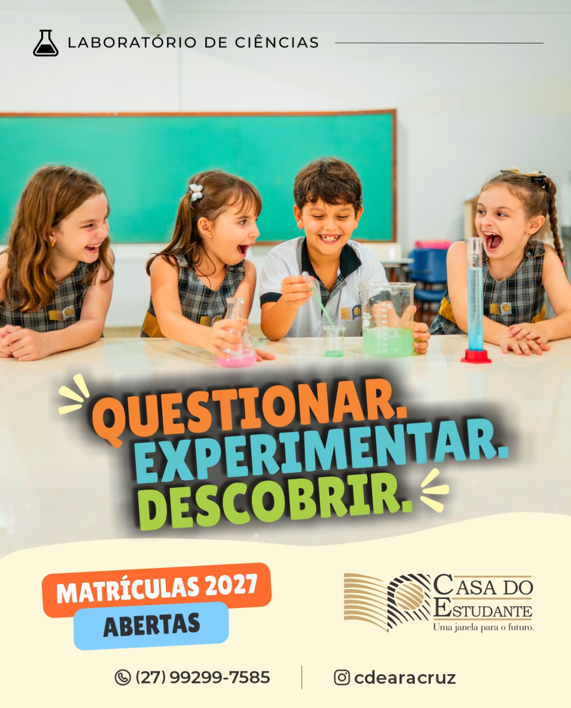 Casa do Estudante abre matrículas para 2027